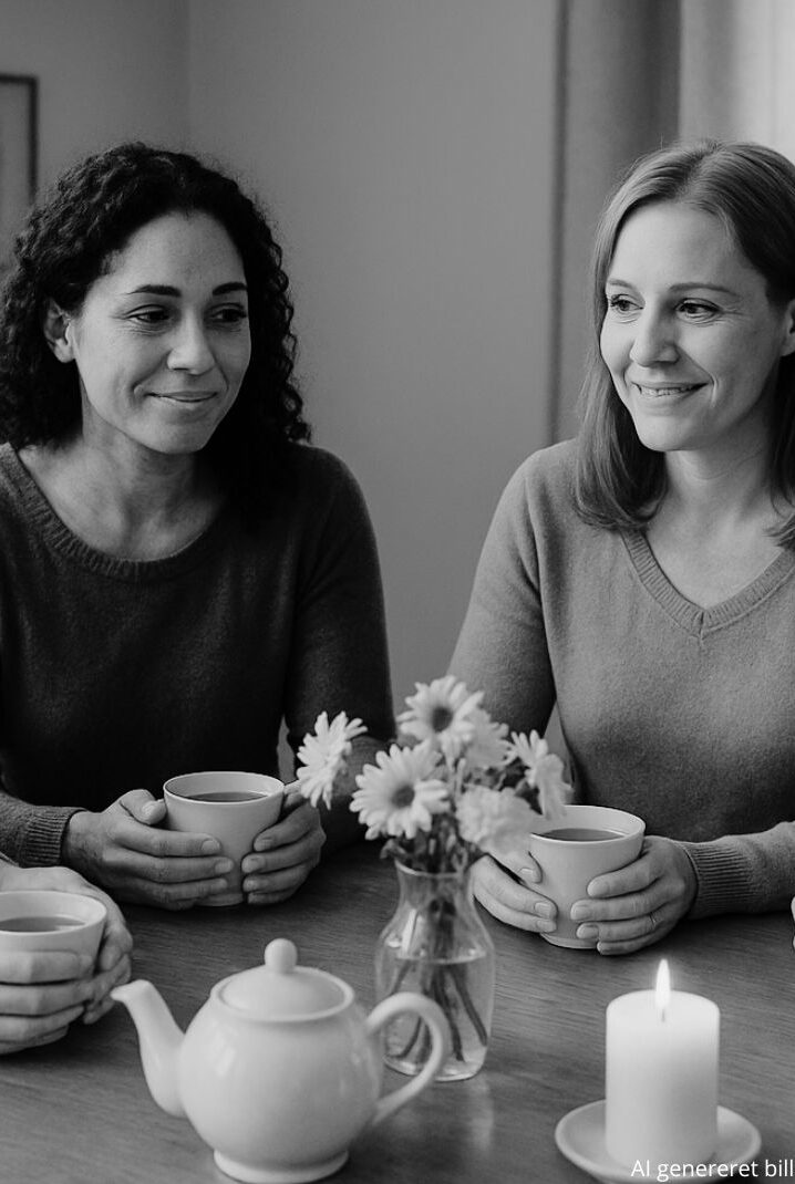 AI genereret billede Mindegruppe for voksne, der har mistet et barn